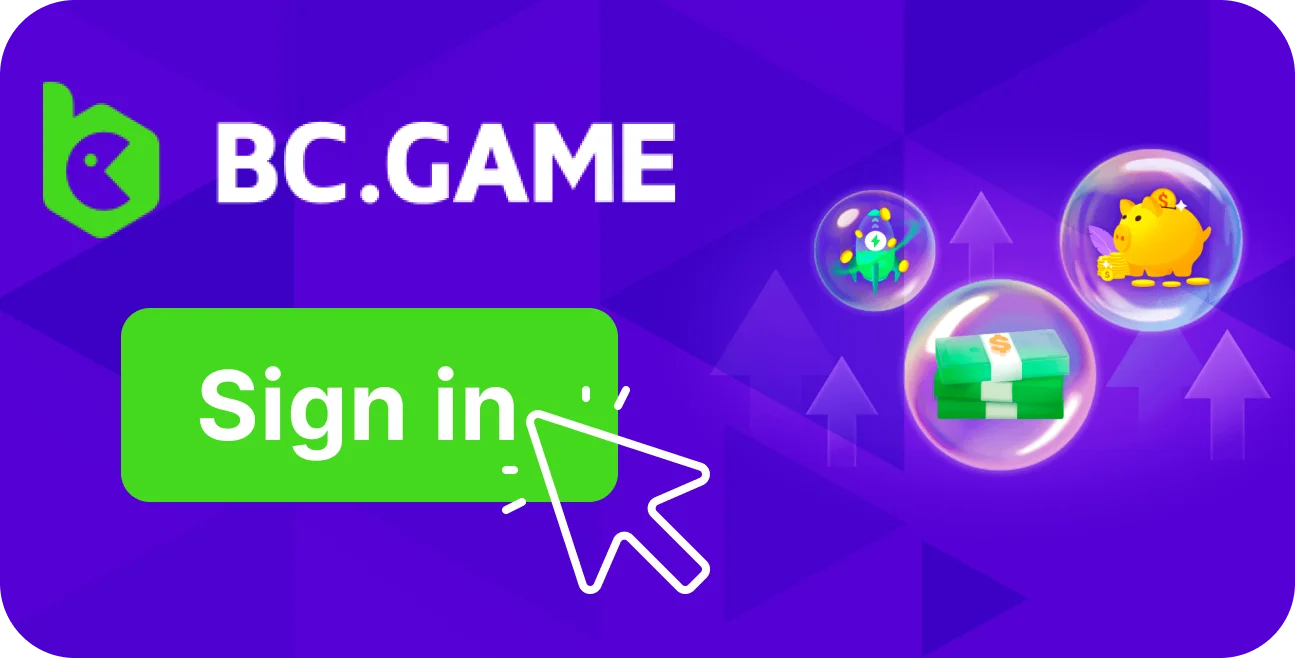 Log in the BC.Game account and explore an exiting world of betting and gambling.